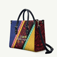 Love Torba PNG Day Leather Bag Together We Grow LT05 - Polynesian Pride