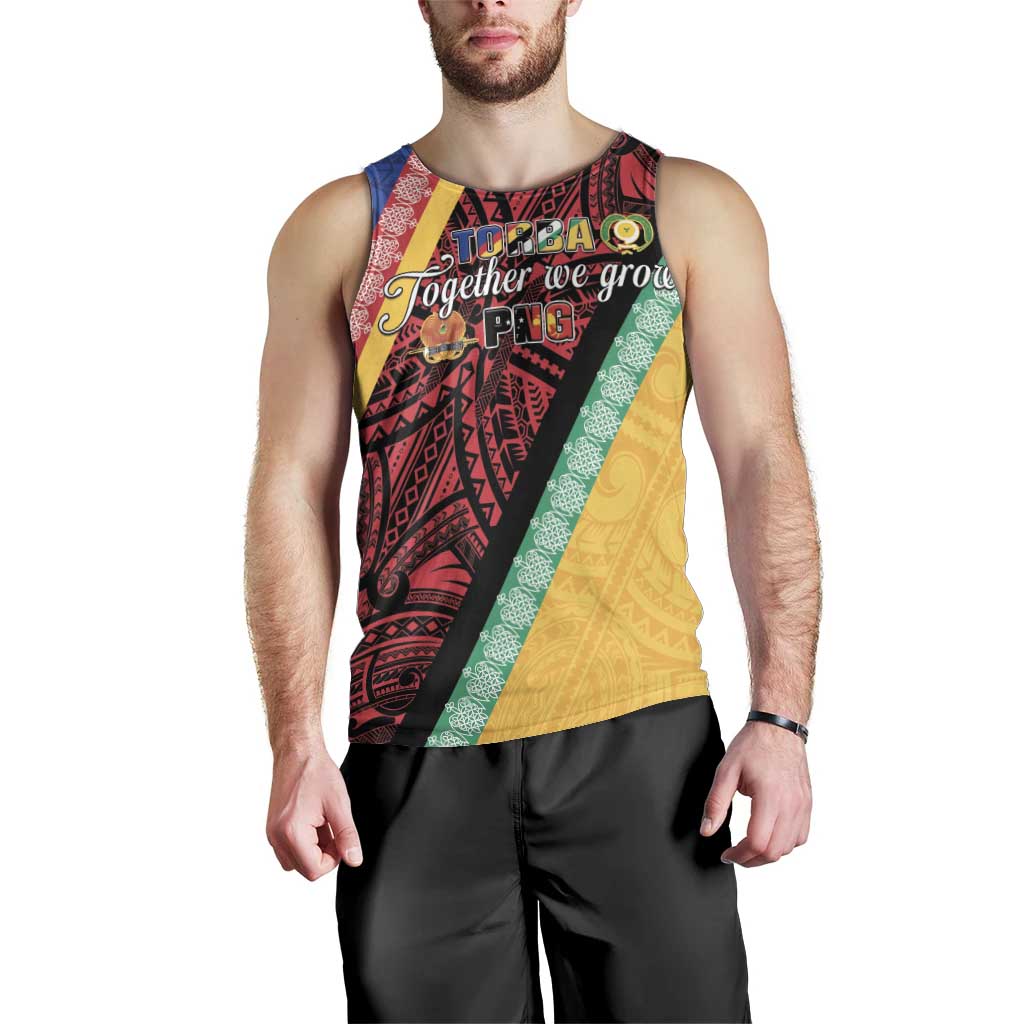 Love Torba PNG Day Men Tank Top Together We Grow LT05 - Polynesian Pride