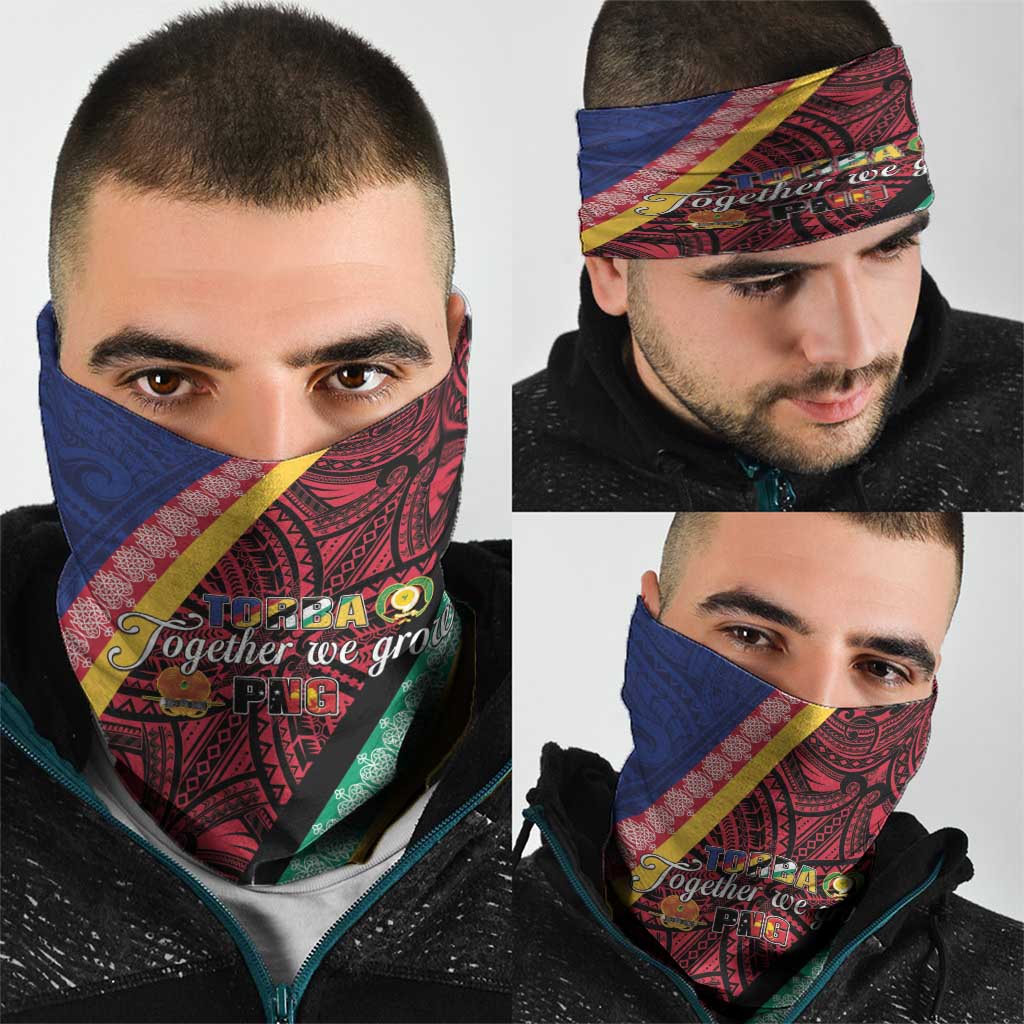 Love Torba PNG Day Neck Gaiter Together We Grow LT05 - Polynesian Pride