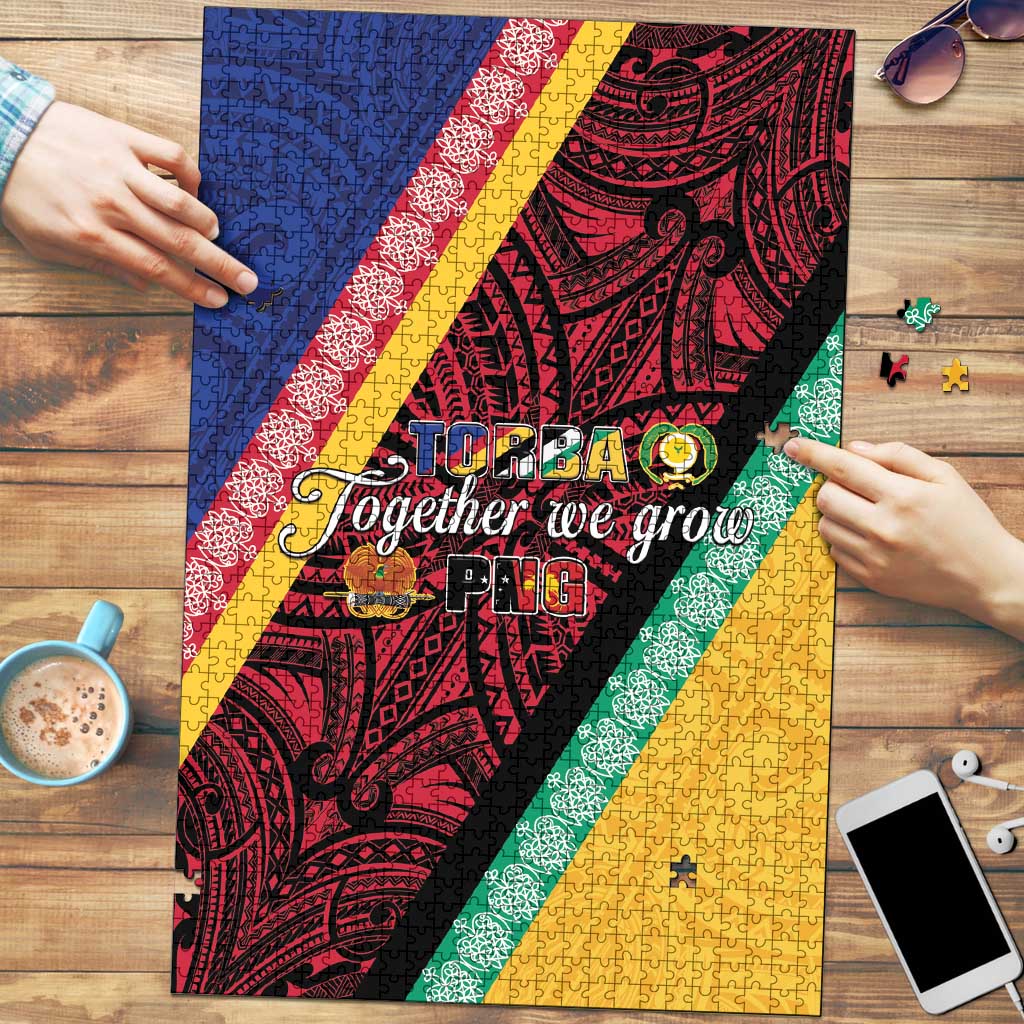 Love Torba PNG Day Puzzle Together We Grow LT05 Colorful - Polynesian Pride