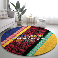 Love Torba PNG Day Round Carpet Together We Grow LT05 - Polynesian Pride