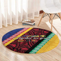 Love Torba PNG Day Round Carpet Together We Grow LT05 - Polynesian Pride