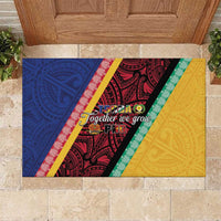 Love Torba PNG Day Rubber Doormat Together We Grow LT05 Colorful - Polynesian Pride