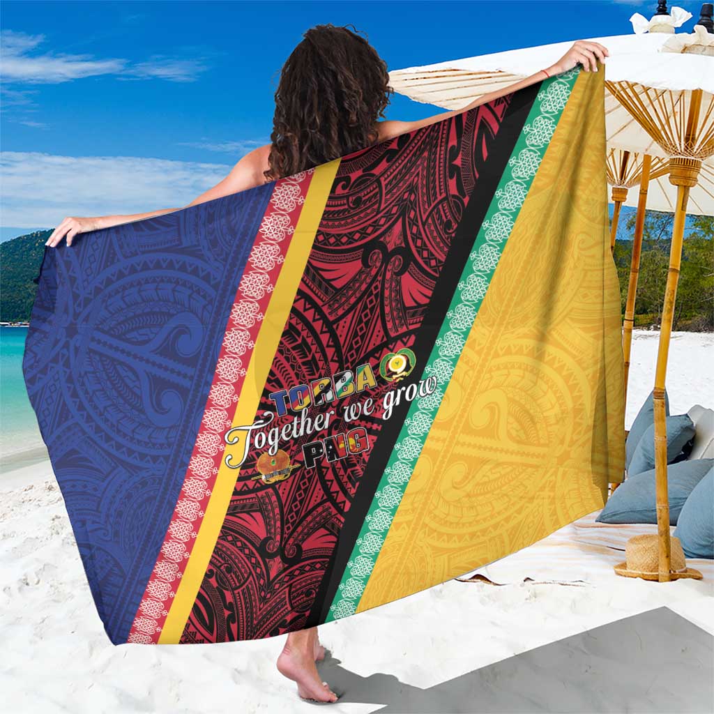 Love Torba PNG Day Sarong Together We Grow LT05 One Size 44 x 66 inches Colorful - Polynesian Pride