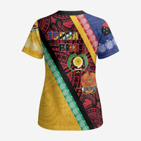 Love Torba PNG Day Scrub Top Together We Grow LT05 - Polynesian Pride