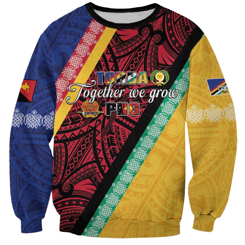 Love Torba PNG Day Sweatshirt Together We Grow LT05 Unisex Colorful - Polynesian Pride