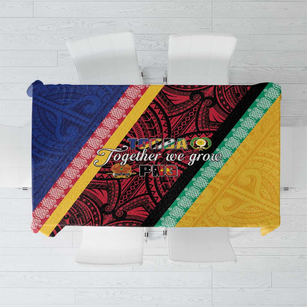 Love Torba PNG Day Tablecloth Together We Grow LT05 Colorful - Polynesian Pride