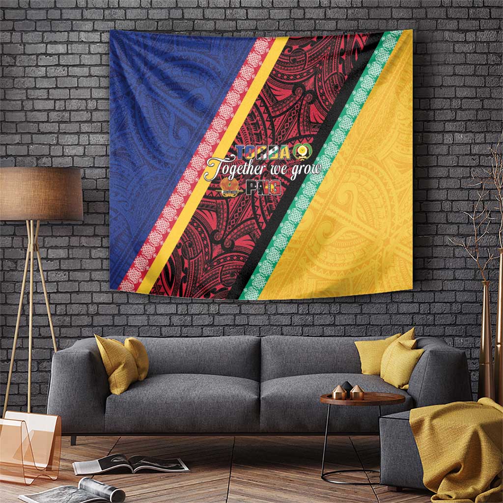Love Torba PNG Day Tapestry Together We Grow LT05 Colorful - Polynesian Pride