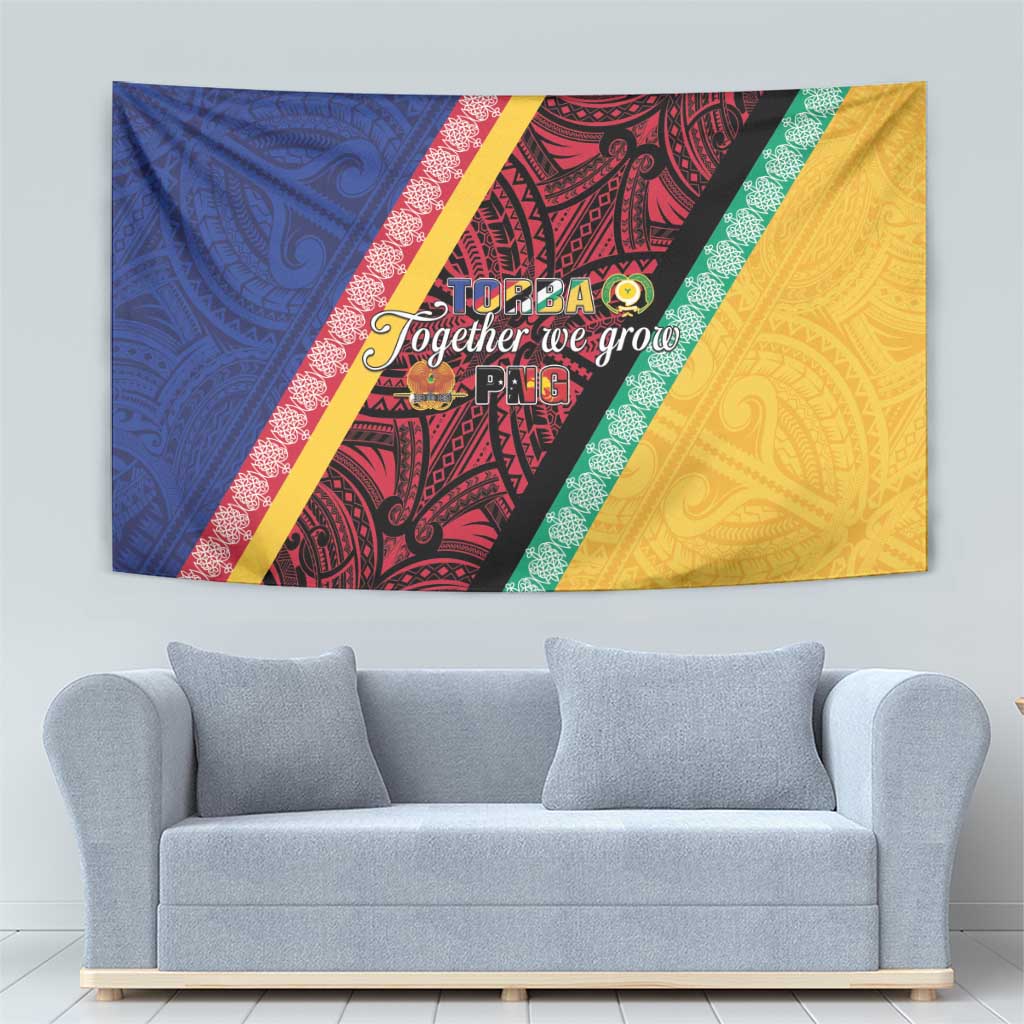 Love Torba PNG Day Tapestry Together We Grow LT05 - Polynesian Pride