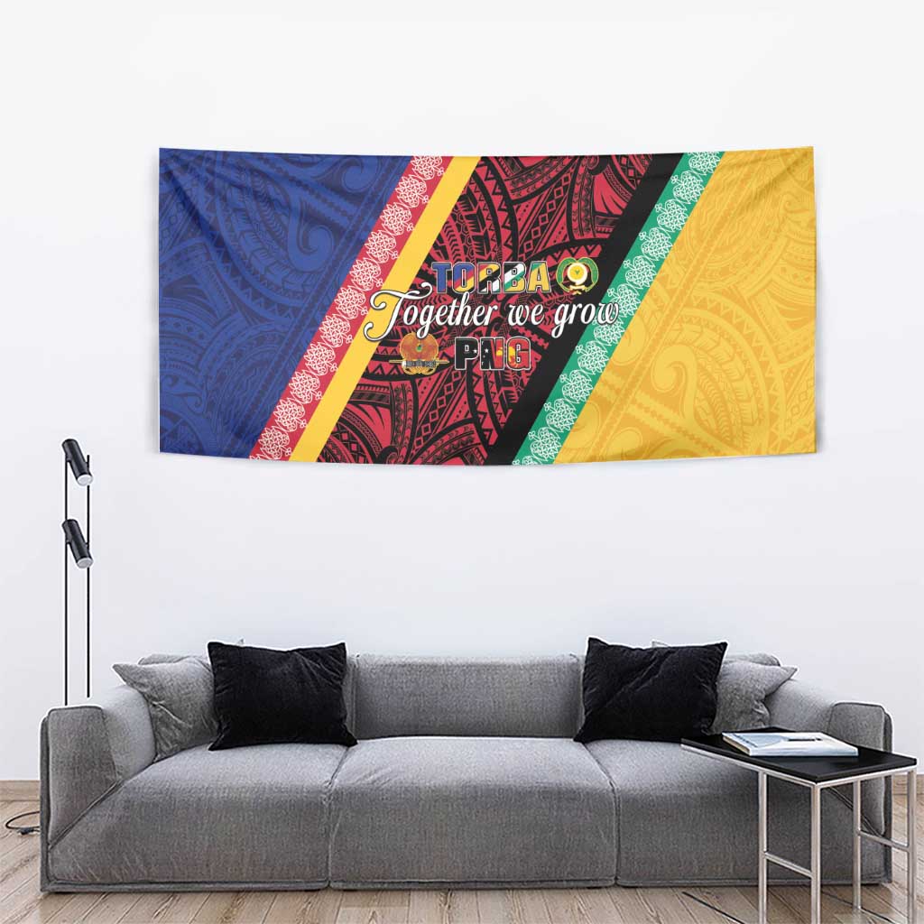 Love Torba PNG Day Tapestry Together We Grow LT05 - Polynesian Pride