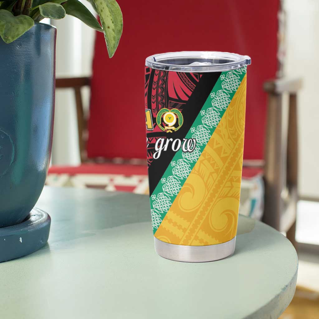 Love Torba PNG Day Tumbler Cup Together We Grow LT05 - Polynesian Pride