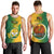 Papua New Guinea Enga Province Men Tank Top Mix Coat Of Arms Polynesian Pattern LT05 - Polynesian Pride