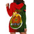 Papua New Guinea Eastern Highlands Province Hoodie Dress Mix Coat Of Arms Polynesian Pattern LT05 - Polynesian Pride