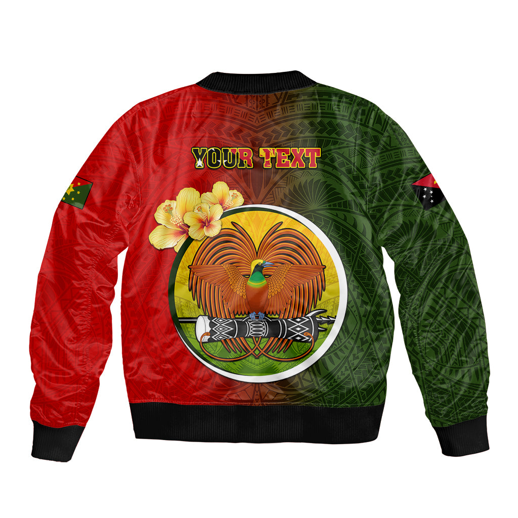 Personalized Papua New Guinea Eastern Highlands Province Bomber Jacket Mix Coat Of Arms Polynesian Pattern LT05 - Polynesian Pride