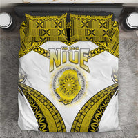 Niue The Rock Of Polynesia Bedding Set Peniamina Gospel Day Yellow Version LT05 Yellow - Polynesian Pride