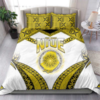 Niue The Rock Of Polynesia Bedding Set Peniamina Gospel Day Yellow Version LT05 - Polynesian Pride