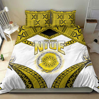 Niue The Rock Of Polynesia Bedding Set Peniamina Gospel Day Yellow Version LT05 - Polynesian Pride