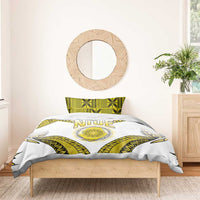 Niue The Rock Of Polynesia Bedding Set Peniamina Gospel Day Yellow Version LT05 - Polynesian Pride