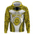 Personalised Niue The Rock Of Polynesia Hoodie Peniamina Gospel Day Yellow Version