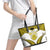 Niue The Rock Of Polynesia Leather Tote Bag Peniamina Gospel Day Yellow Version