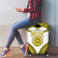 Niue The Rock Of Polynesia Luggage Cover Peniamina Gospel Day Yellow Version LT05 - Polynesian Pride