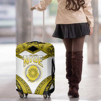 Niue The Rock Of Polynesia Luggage Cover Peniamina Gospel Day Yellow Version LT05 - Polynesian Pride