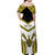 Personalised Niue The Rock Of Polynesia Off Shoulder Maxi Dress Peniamina Gospel Day Yellow Version