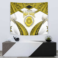 Niue The Rock Of Polynesia Tapestry Peniamina Gospel Day Yellow Version LT05 - Polynesian Pride