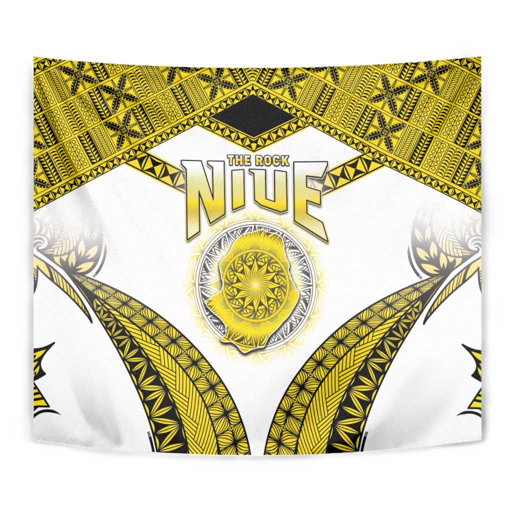 Niue The Rock Of Polynesia Tapestry Peniamina Gospel Day Yellow Version LT05 - Polynesian Pride