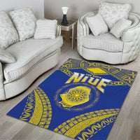 Niue The Rock Of Polynesia Area Rug Peniamina Gospel Day Blue Version LT05 - Polynesian Pride