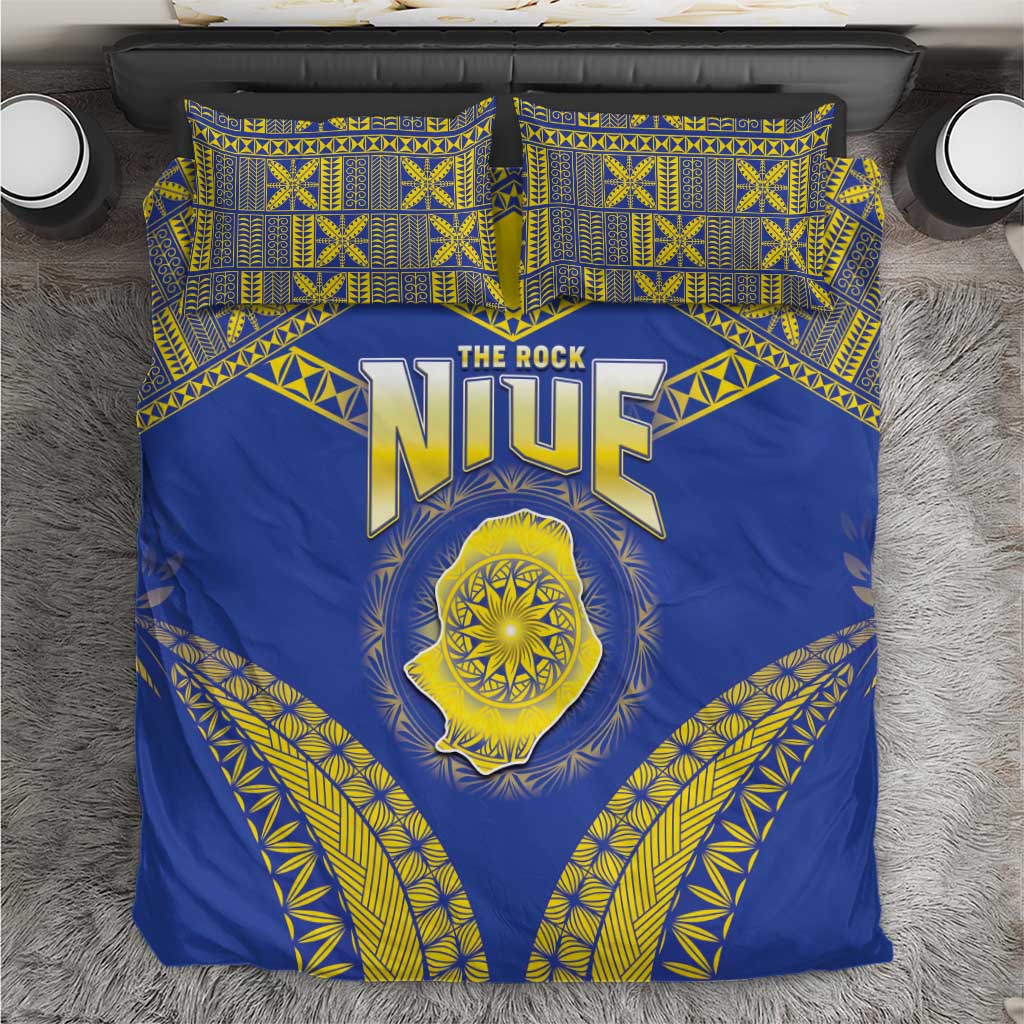 Niue The Rock Of Polynesia Bedding Set Peniamina Gospel Day Blue Version LT05 Blue - Polynesian Pride