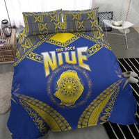 Niue The Rock Of Polynesia Bedding Set Peniamina Gospel Day Blue Version LT05 - Polynesian Pride