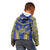 Personalised Niue The Rock Of Polynesia Kid Hoodie Peniamina Gospel Day Blue Version