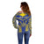 Personalised Niue The Rock Of Polynesia Off Shoulder Sweater Peniamina Gospel Day Blue Version