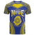 Personalised Niue The Rock Of Polynesia T Shirt Peniamina Gospel Day Blue Version