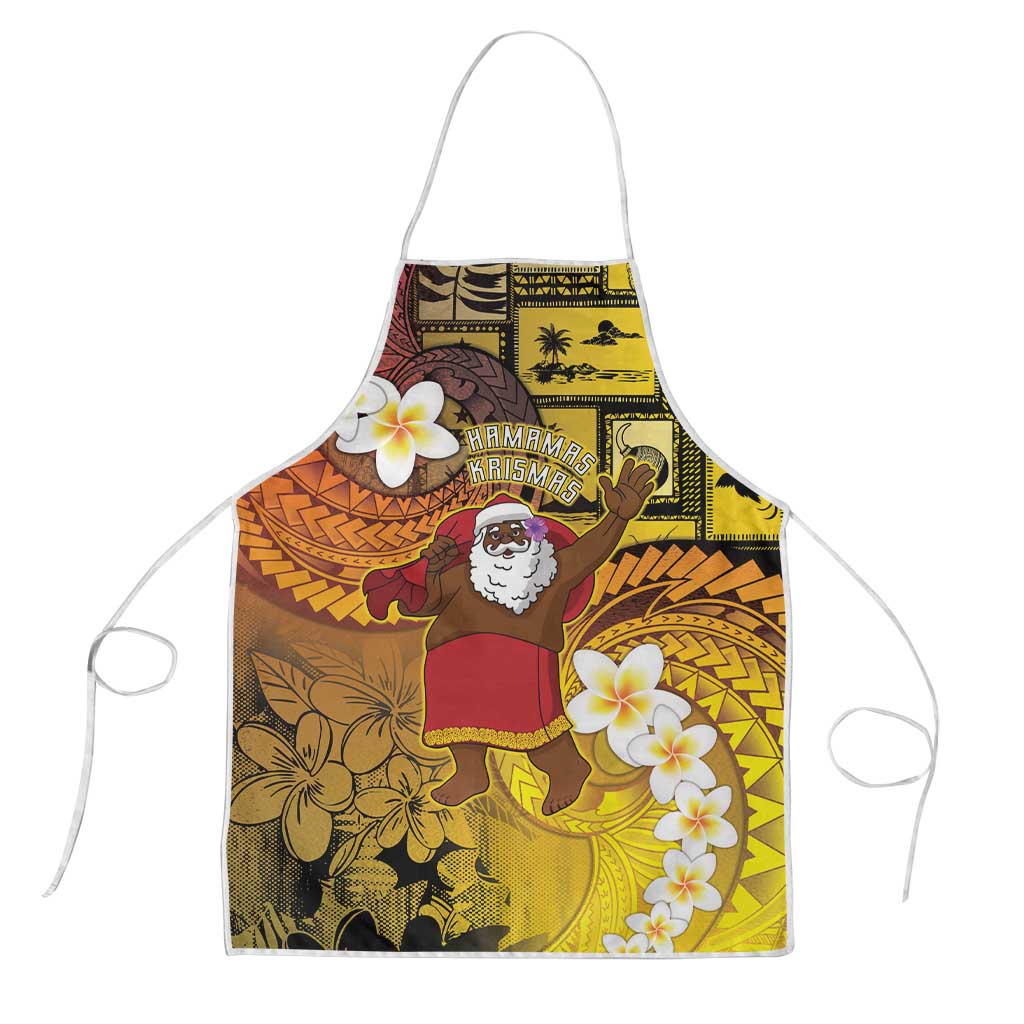 Papua New Guinea Retro Christmas Apron Hamamas Krismas LT05 Colorful - Polynesian Pride