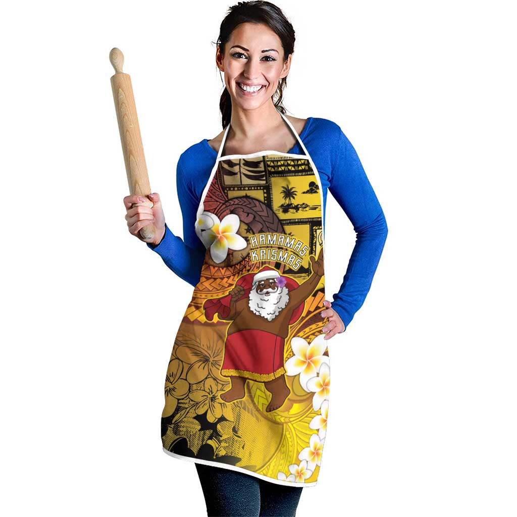 Papua New Guinea Retro Christmas Apron Hamamas Krismas LT05 - Polynesian Pride