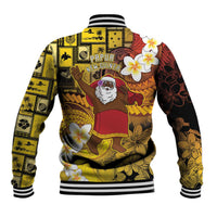 Papua New Guinea Retro Christmas Baseball Jacket Hamamas Krismas LT05 - Polynesian Pride