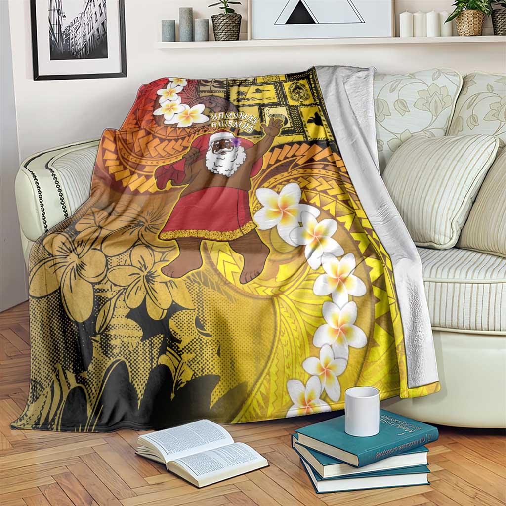 Papua New Guinea Retro Christmas Blanket Hamamas Krismas LT05 Colorful - Polynesian Pride