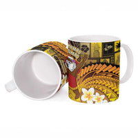 Papua New Guinea Retro Christmas Ceramic Mug Hamamas Krismas LT05 - Polynesian Pride