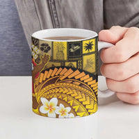 Papua New Guinea Retro Christmas Ceramic Mug Hamamas Krismas LT05 - Polynesian Pride