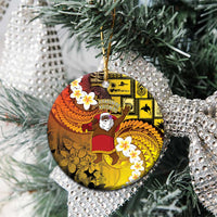 Papua New Guinea Retro Christmas Ceramic Ornament Hamamas Krismas LT05 - Polynesian Pride