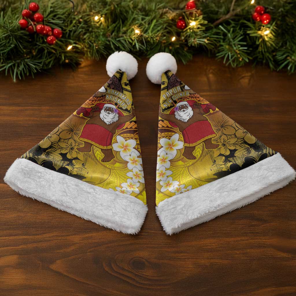 Papua New Guinea Retro Christmas Santa Hat Hamamas Krismas LT05 - Polynesian Pride