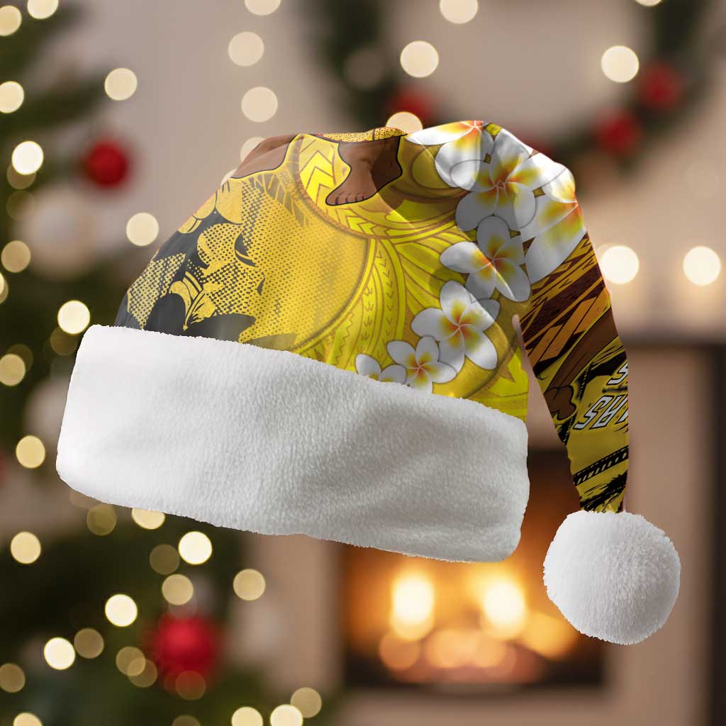 Papua New Guinea Retro Christmas Santa Hat Hamamas Krismas LT05 Without Fur Colorful - Polynesian Pride