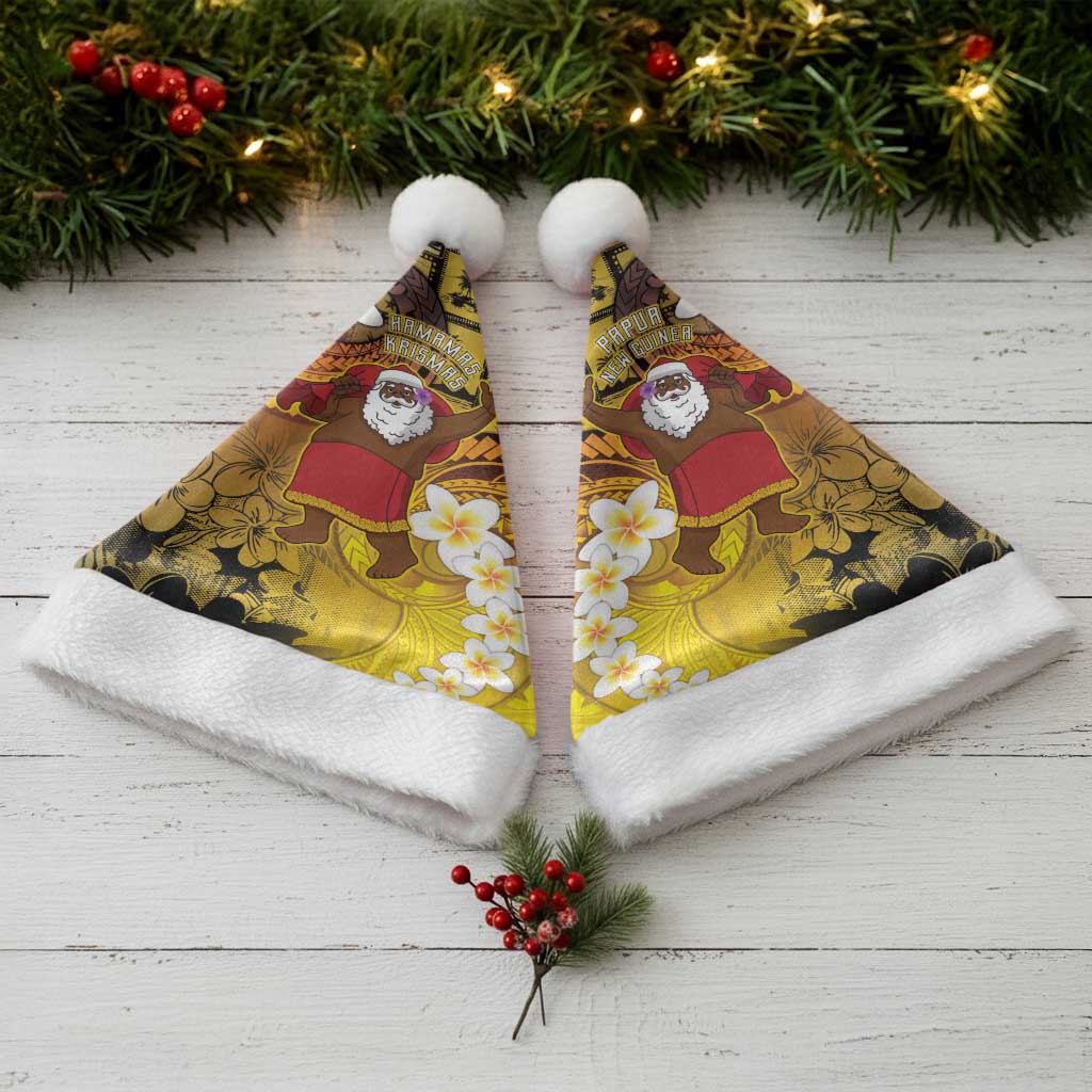 Papua New Guinea Retro Christmas Santa Hat Hamamas Krismas LT05 - Polynesian Pride