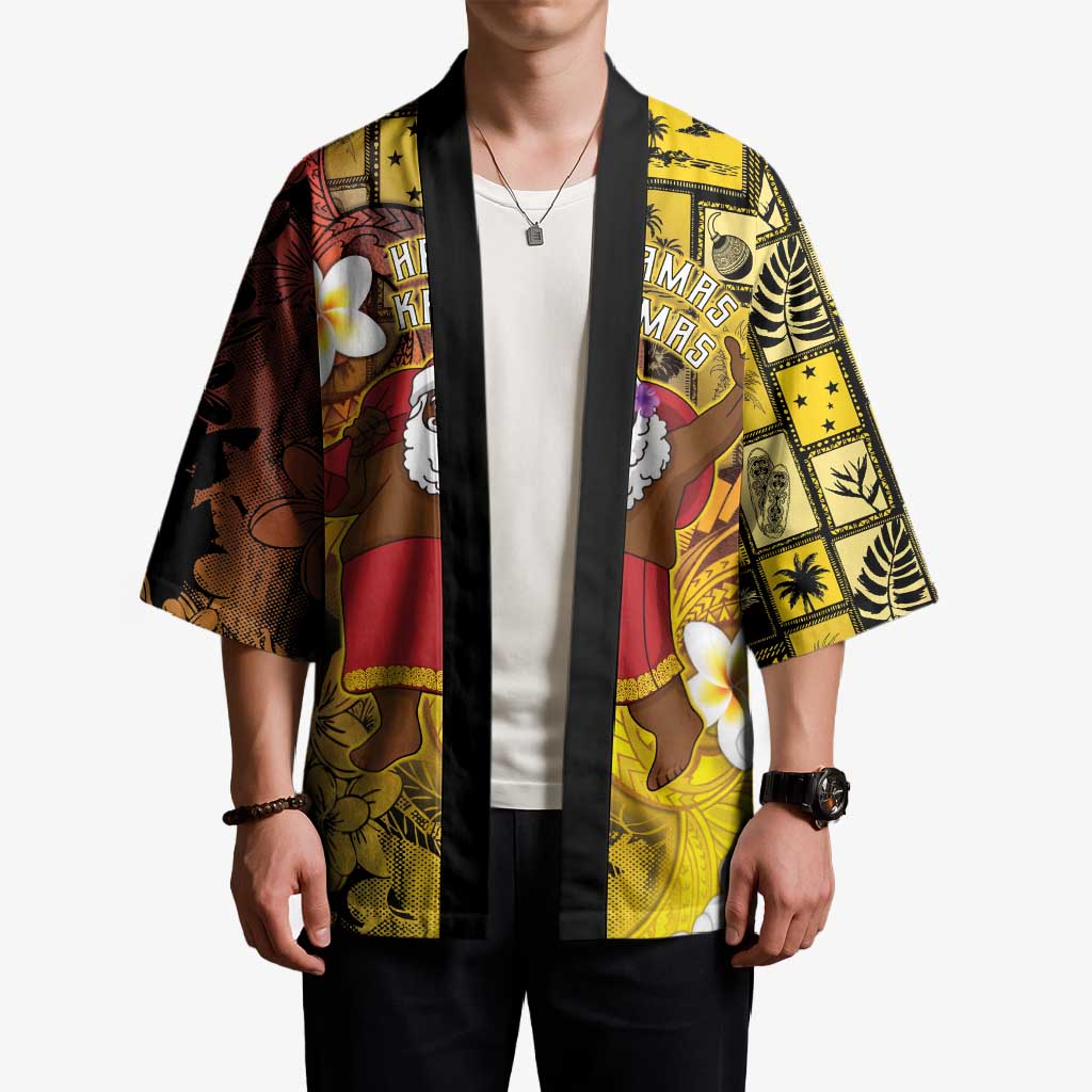 Papua New Guinea Retro Christmas Kimono Hamamas Krismas LT05 - Polynesian Pride