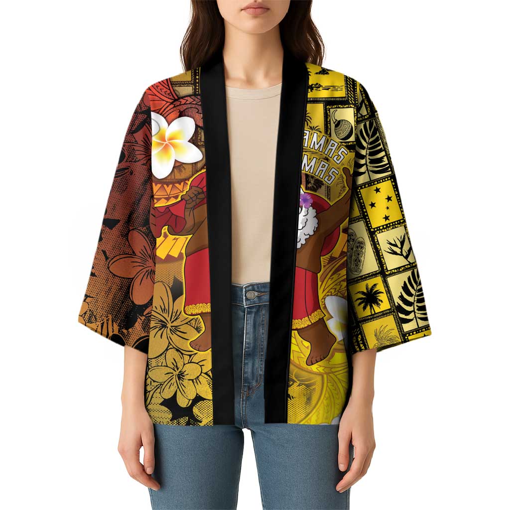 Papua New Guinea Retro Christmas Kimono Hamamas Krismas LT05 - Polynesian Pride