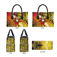 Papua New Guinea Retro Christmas Leather Bag Hamamas Krismas LT05 - Polynesian Pride