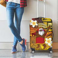 Papua New Guinea Retro Christmas Luggage Cover Hamamas Krismas LT05 - Polynesian Pride