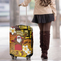 Papua New Guinea Retro Christmas Luggage Cover Hamamas Krismas LT05 - Polynesian Pride